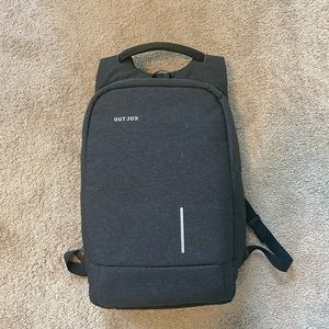 Gray Urban Anti-Theft Backpack